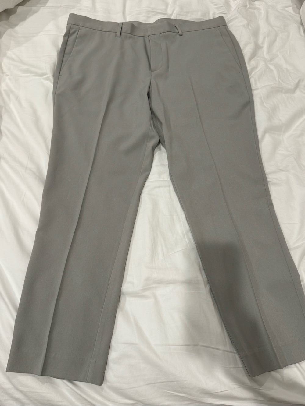 Perry Ellis Portfolio Slim Fit Dress Pants Gray 38x32